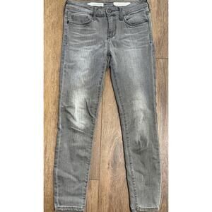 Pilcro and the Letterpress Gray Skinny Ankle Jeans Size 27 Stet Stretch Women's